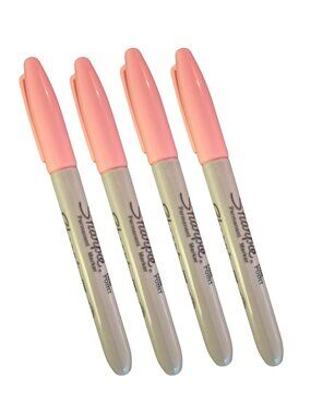 Pink Lemonade Sharpie Marker Fine Point Permanent Marker - 4 Pack